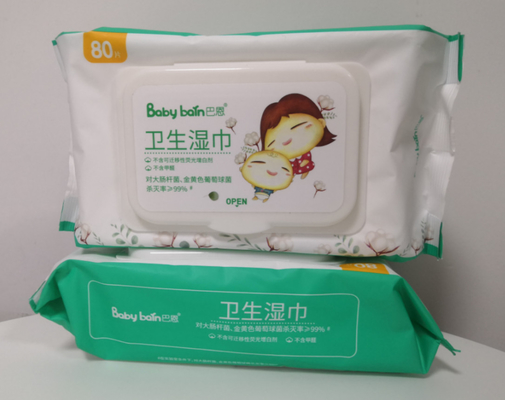 Multi strofinate bagnate eliminabili non alcoliche di scopo per la mano e la bocca pulite