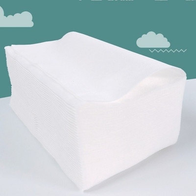 Rimozione OEM Wipe Free Oil Organic Make Up Rimozione di salviettine in tessuto di cotone asciutto per il viso con etichetta privata