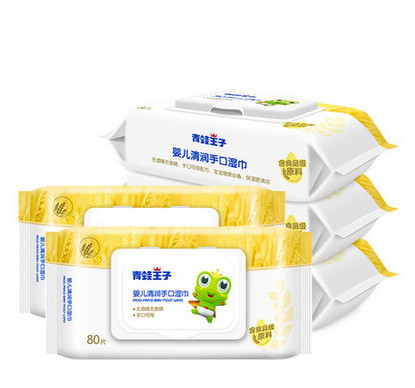Aloe amichevole Vera Disposable Wet Wipes 80pcs di Eco non che irrita