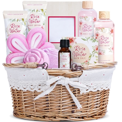insieme del regalo dei sali da bagno 8pcs con il sale amaro del mestolo di Argan Oil Bath Bombs Wooden