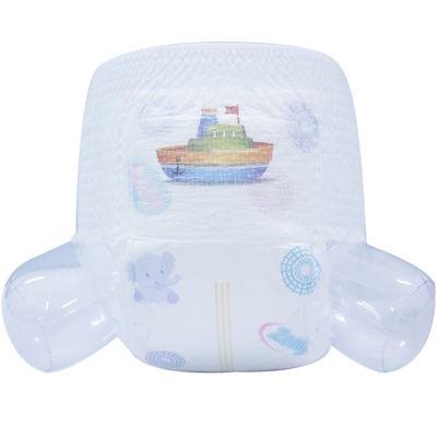 Il bambino eliminabile dell'OEM tira sui pannolini dei pantaloni con il Manica di prevenzione della perdita 3D