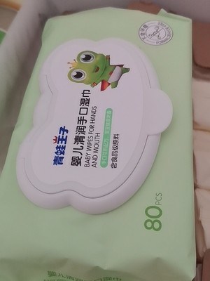 L'abitudine bagnata delle strofinate del bambino organico della pelle sensibile di stile del fumetto ha imballato 1 a 100pc