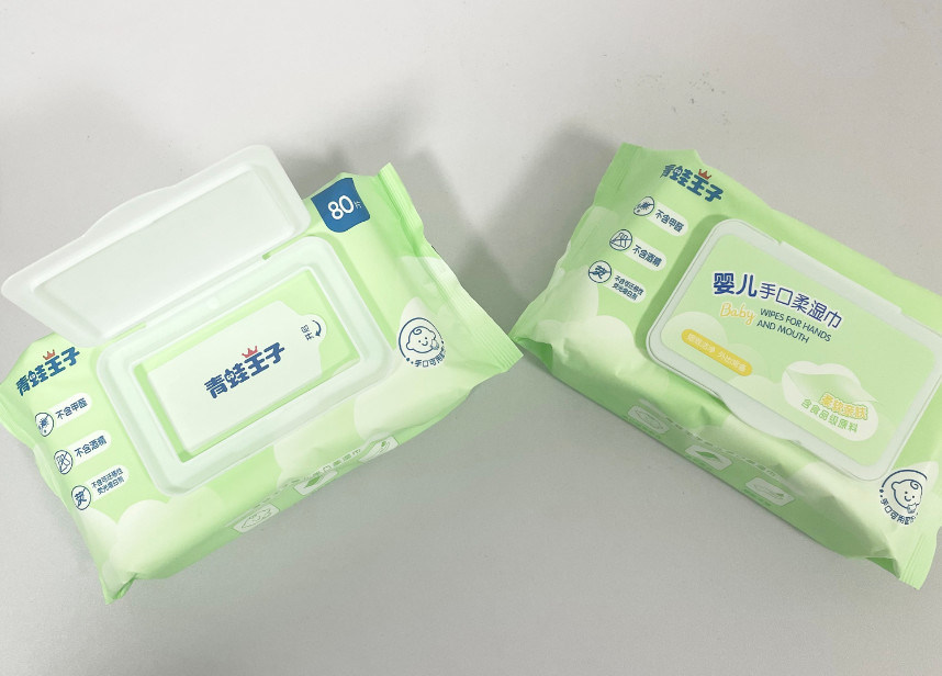 Le salviettine per neonati organiche dell'acqua di 99% private identificano non il bambino del tessuto strofinate bagnate