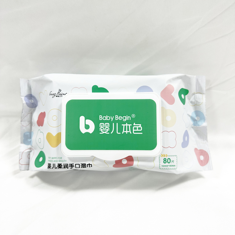 Bambù organico delle strofinate bagnate del tessuto del bambino di pulizia personale su misura di cura per pulizia del bambino