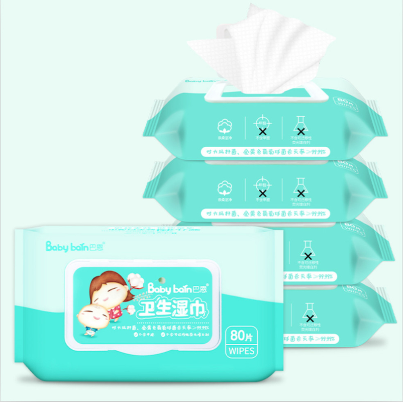 Strofinate bagnate eliminabili molli che uccidono staphylococcus aureus ≥99.99% di Rate Of Escherichia Coli And