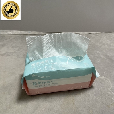 fazzoletto per il trucco non tessuto asciutto eliminabile molle eccellente delle strofinate 80pcs