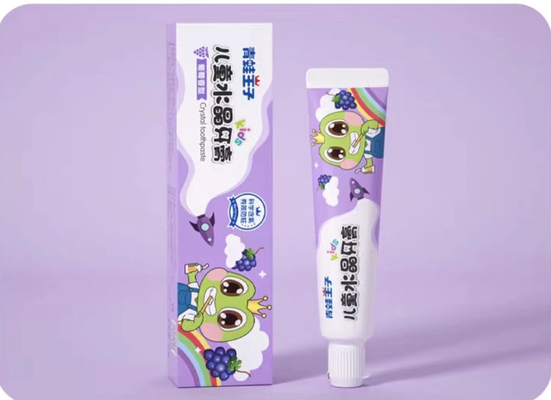 Strumento porpora di igiene orale dell'uva che imbianca i denti nessun Sugar Added Toothpaste